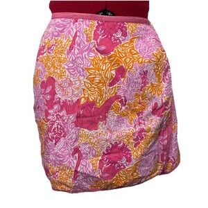 Lilly Pulitzer Vintage Reversible Pink Skirt Size 4